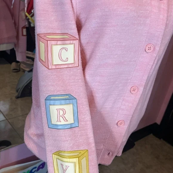 Melanie Martinez Pink Crybaby Sweater - Picture 2 of 4